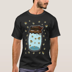 Camiseta Luciérnagas Jar Glowworm Entomology Bug