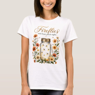 Camiseta Luciérnagas y Noches de Pórtico Cottagecore