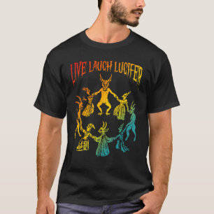 Camiseta Lucifer Horror en vivo Satan Satanic Demon Devi