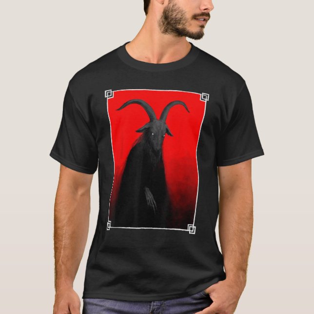 Camiseta Lucifer Light Bearer Satan Lux Occult Baphomet Goa (Anverso)