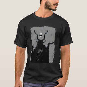Camiseta Lucifer Light Bearer Satanic Occult Baphomet Goat