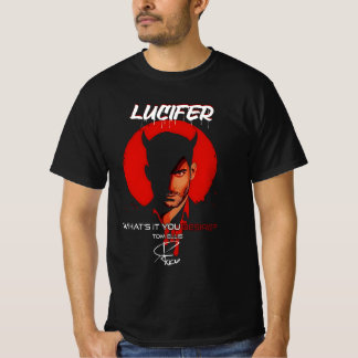 Camiseta Lucifer Morningstar Qué es lo que realmente quiere