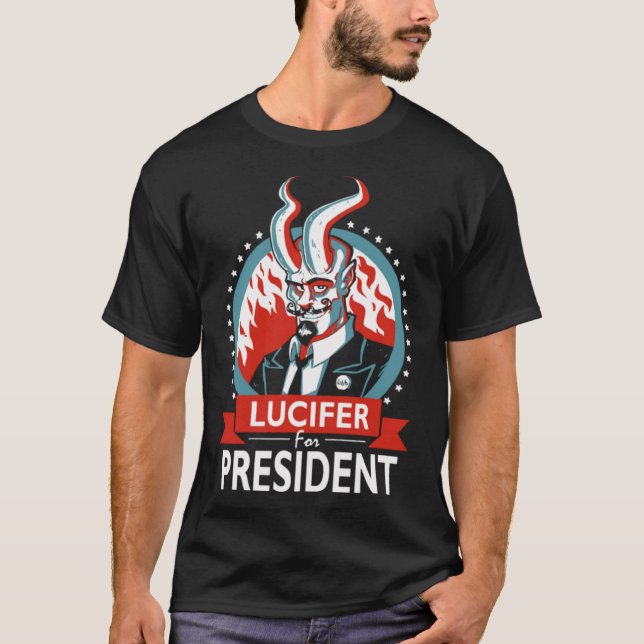 Camiseta Lucifer para la votación del Presidente (Anverso)