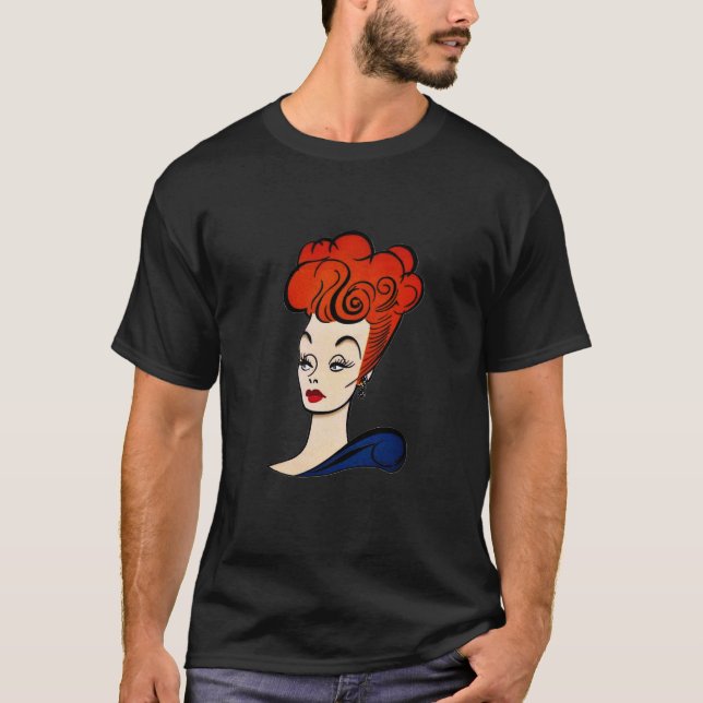 Camiseta Lucille Ball Profile MEME ANIME MANGA (Anverso)