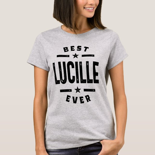 Camiseta Lucille Nombre Personalizado Regalo de cumpleaños (Anverso)