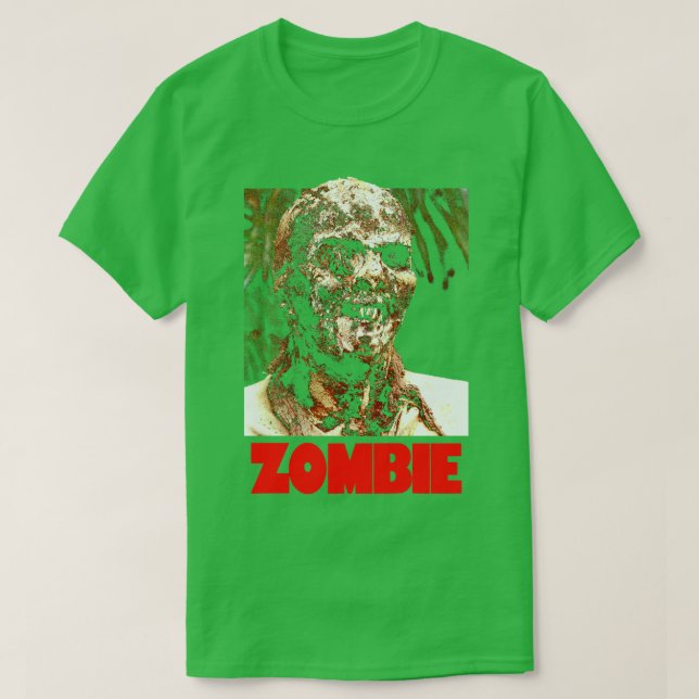Camiseta Lucio rosa fulci zombie Zombie de Walking Dead (Diseño del anverso)