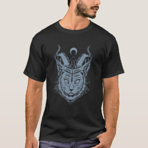 Camiseta Lucipurr Gato Satánico Demoníaco Malvado Gatito Sa
