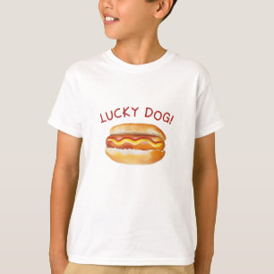 Camiseta Luck Dog Hot Dog Birthday Them