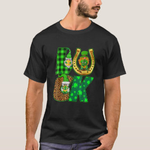 Camiseta Luck Gnomes Leprechaun Shamrock Horse Shoes St Pat