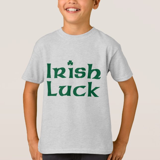 Camiseta Luck irlandés (Anverso)