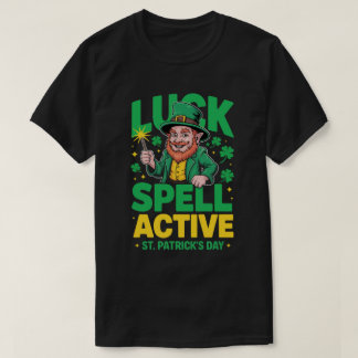 Camiseta Luck Spell Active Leprechaun St. Patrick’s Day Tee