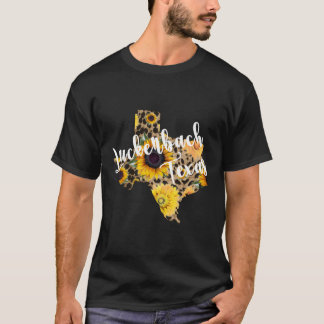 Camiseta Luckenbach Texas Sunflower Gift Shirt Tee Vacation