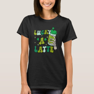 Camiseta Lucky A Laton St Patricks Day Retro Skeletand