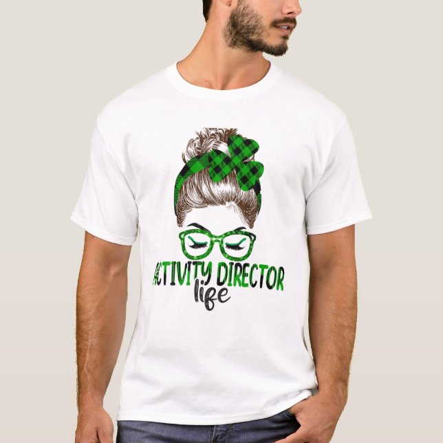 Camiseta Lucky Activity Director St Patricks Day Irish Sham (Anverso)