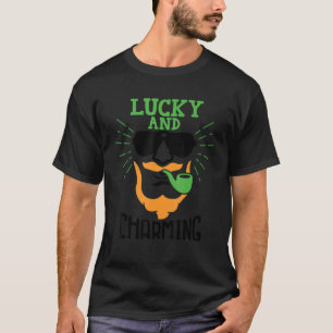 Camiseta Lucky And Charming St Patricks Day C Lucky Charm M