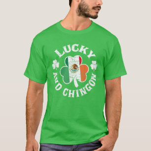 Camiseta Lucky And Chingon Irish Mexican St Patrick's Day S