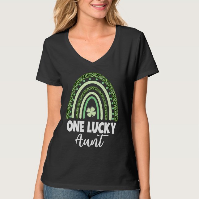 Camiseta Lucky Aunt St Patrick's Day (Anverso)