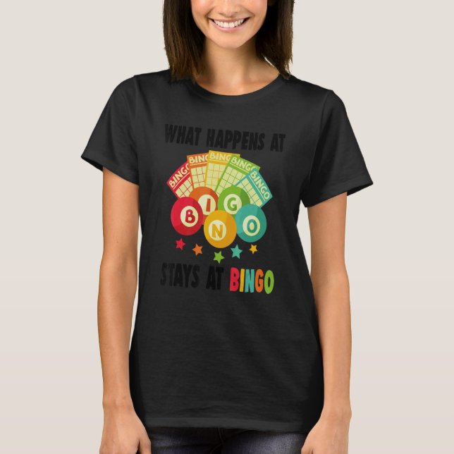 Camiseta Lucky Bingo Charms   Women Men Lucky Bingo   (Anverso)