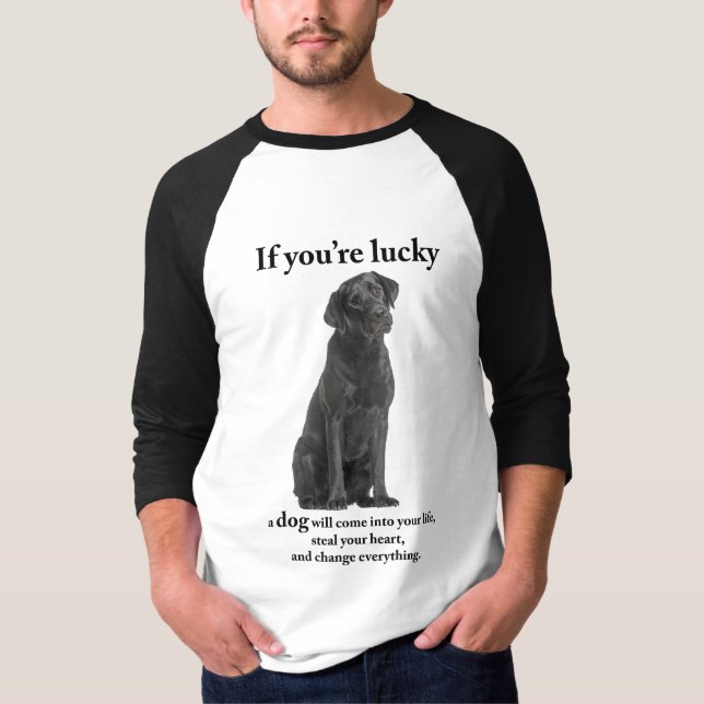 Camiseta Lucky Black Lab (Anverso)