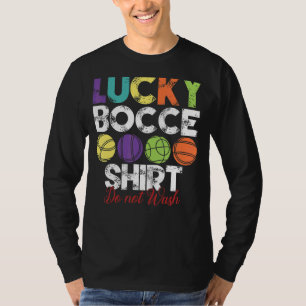 Camiseta Lucky Bocce Ball Bocce Ball Player