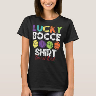 Camiseta Lucky Bocce Ball Bocce Ball Player