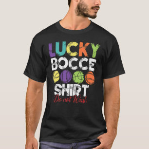 Camiseta Lucky Bocce Ball Bocce Ball Player