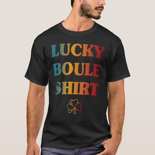 Camiseta Lucky Boule Player Pétanque Bocce Ball (Anverso)