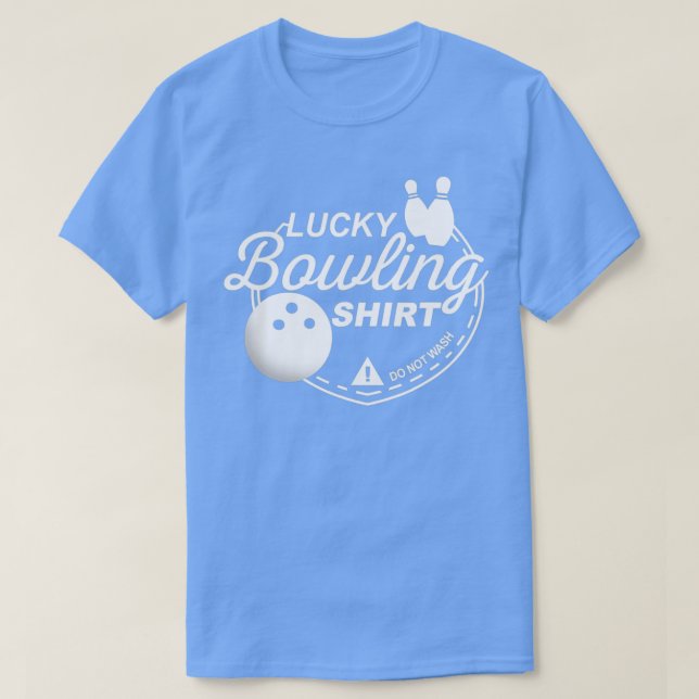 Camiseta Lucky Bowling No Wash Hilarious T (Diseño del anverso)