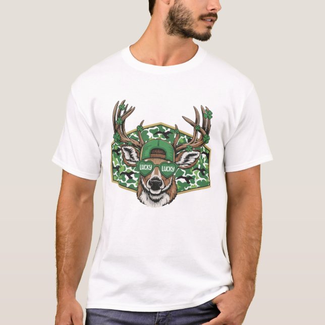 Camiseta Lucky Buck Camo (Anverso)