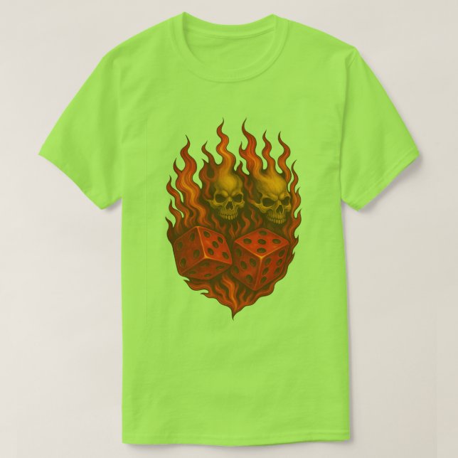 Camiseta Lucky Burn (Diseño del anverso)