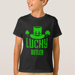 Camiseta Lucky Butler Divertido Día de San Patricio Butler