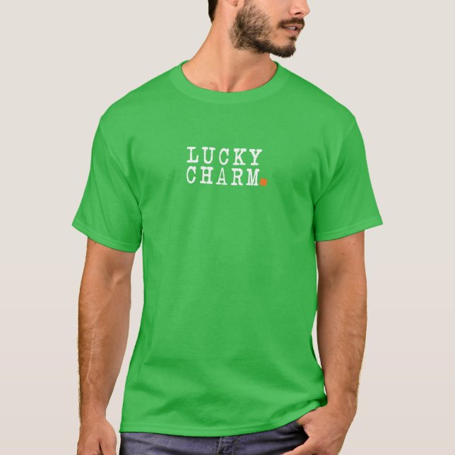 Camiseta Lucky Charm St Patricks Day Lucky Clover (Anverso)