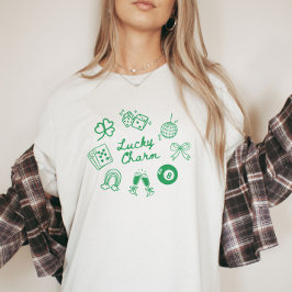 Camiseta Lucky Charm St Patricks Day Lucky Clover