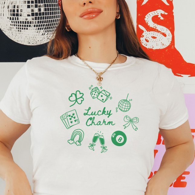 Camiseta Lucky Charm St Patricks Day Lucky Clover (Subido por el creador)