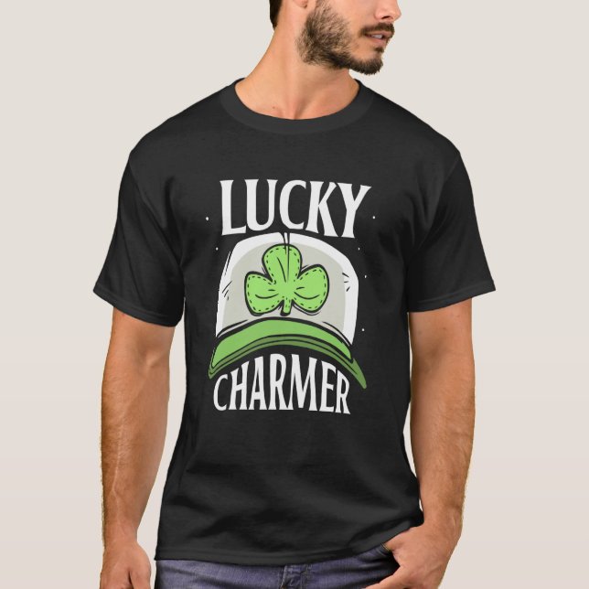 Camiseta Lucky Charmer Team St Patricks Day Irish Ireland G (Anverso)