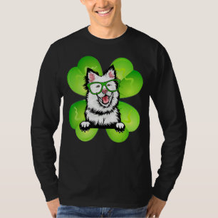 Camiseta Lucky Clover Finlandés Lapphund Funny St Patricks 