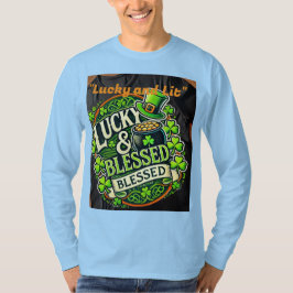 Camiseta Lucky Clover St. Patrick's Day T-Shirt - Irlandés 