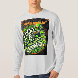Camiseta Lucky Clover St. Patrick's Day T-Shirt - Irlandés 