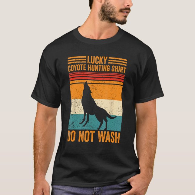 Camiseta Lucky Coyote Hunting  Coyote Hunter Yote (Anverso)