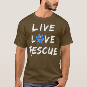 Camiseta Lucky Dog Animal Rescue - Live Love Rescue