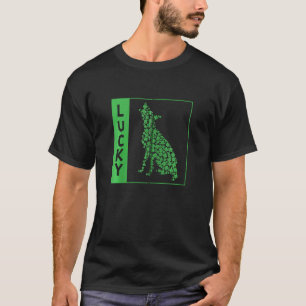 Camiseta Lucky Dog Irish Clover St Patrick S Day Green Sham