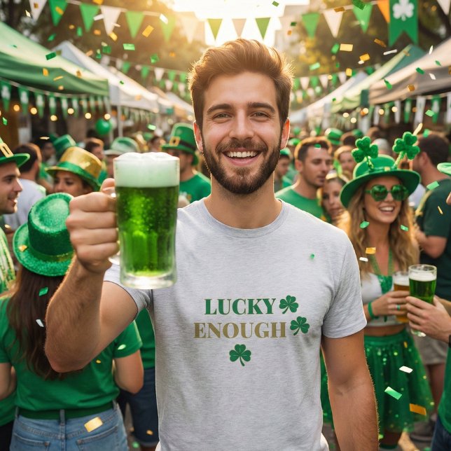 Camiseta Lucky Enough Shamrock St. Patrick's Day (Subido por el creador)