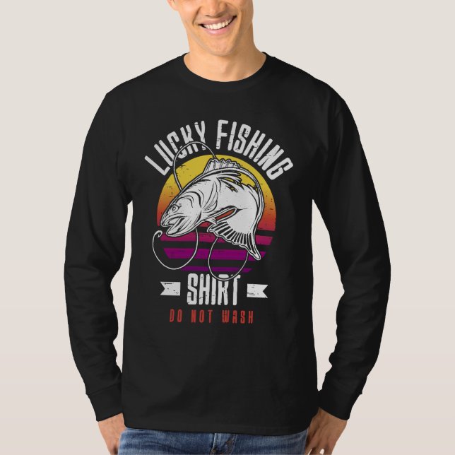 Camiseta Lucky Fishing  for Fish Hunter and Fisherman  4 (Anverso)