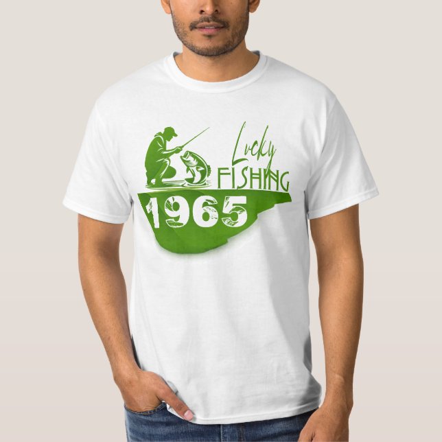 Camiseta Lucky Fishing Vintage 1965  (Anverso)
