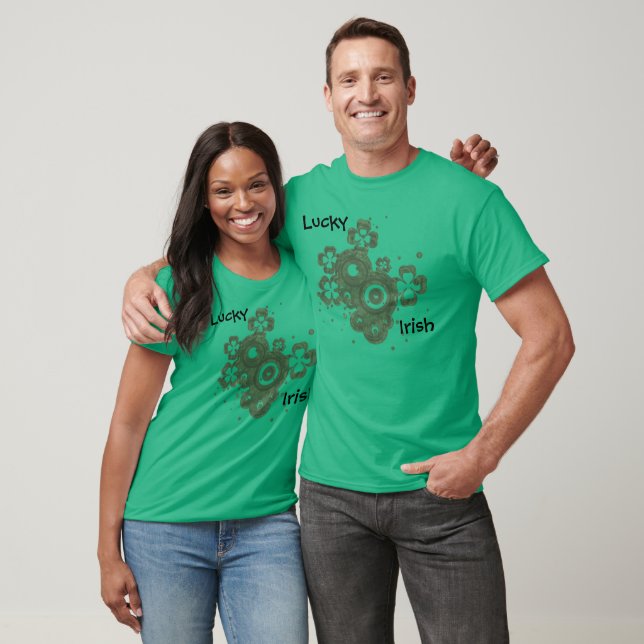 Camiseta Lucky Four Leaf Clover - Irlandés Lucky (Unisexo)