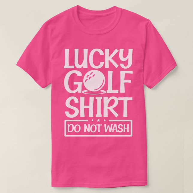Camiseta Lucky Golf Club Course, un regalo para el deporte (Diseño del anverso)