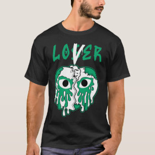 Camiseta Lucky Green 13's Loser Heart Cry 13 Retro Lucky Gr
