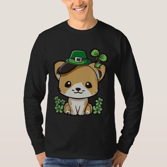 Camiseta Lucky Green Proud Irish St Patricks Day Cat 1 (Anverso)