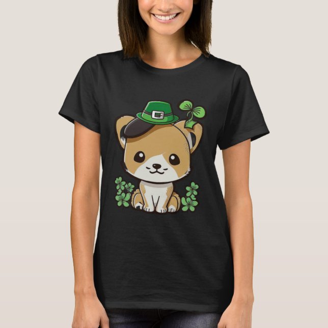 Camiseta Lucky Green Proud Irish St Patricks Day Cat 1 (Anverso)