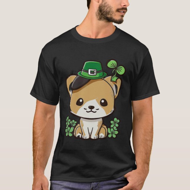 Camiseta Lucky Green Proud Irish St Patricks Day Cat 1 (Anverso)